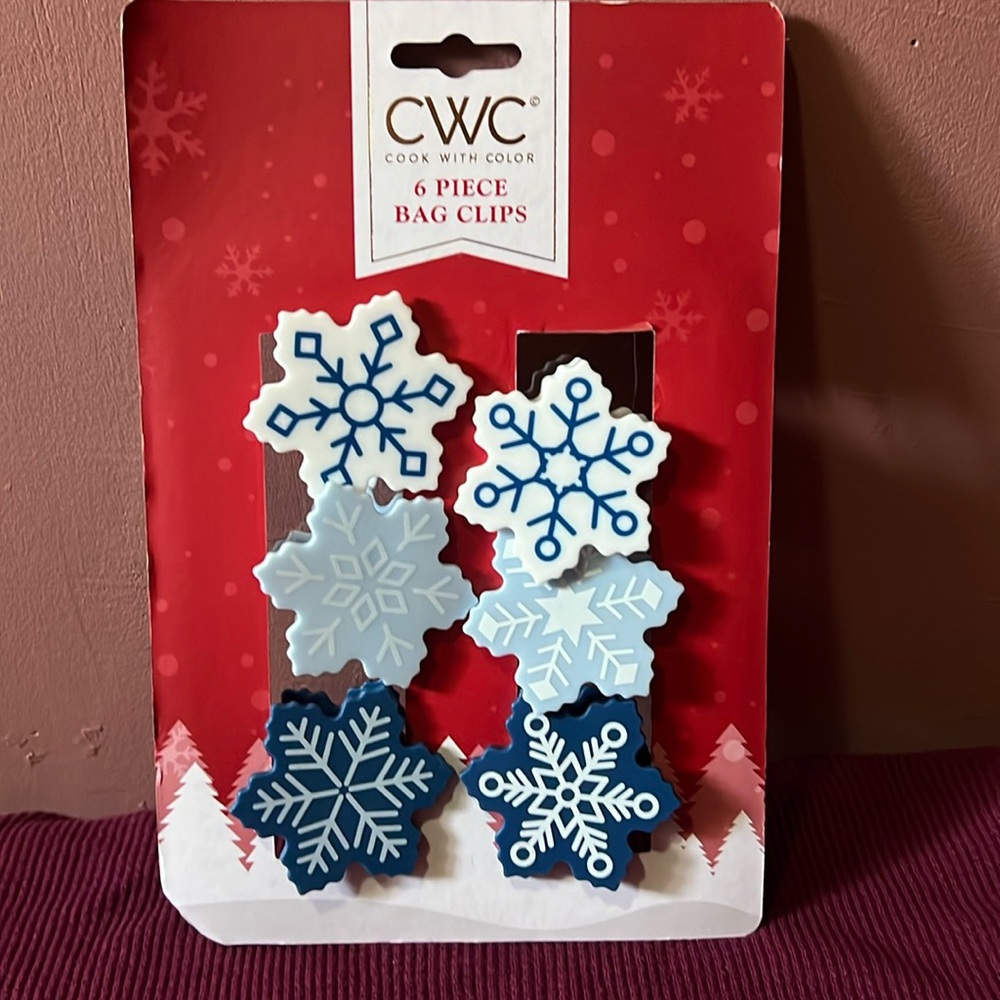 6pc bag clips magnetic in the back